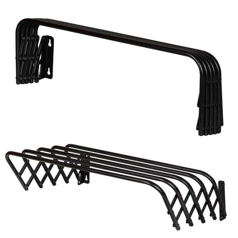Veļas žāvētājs sienas 3m/60cm melns 24801222