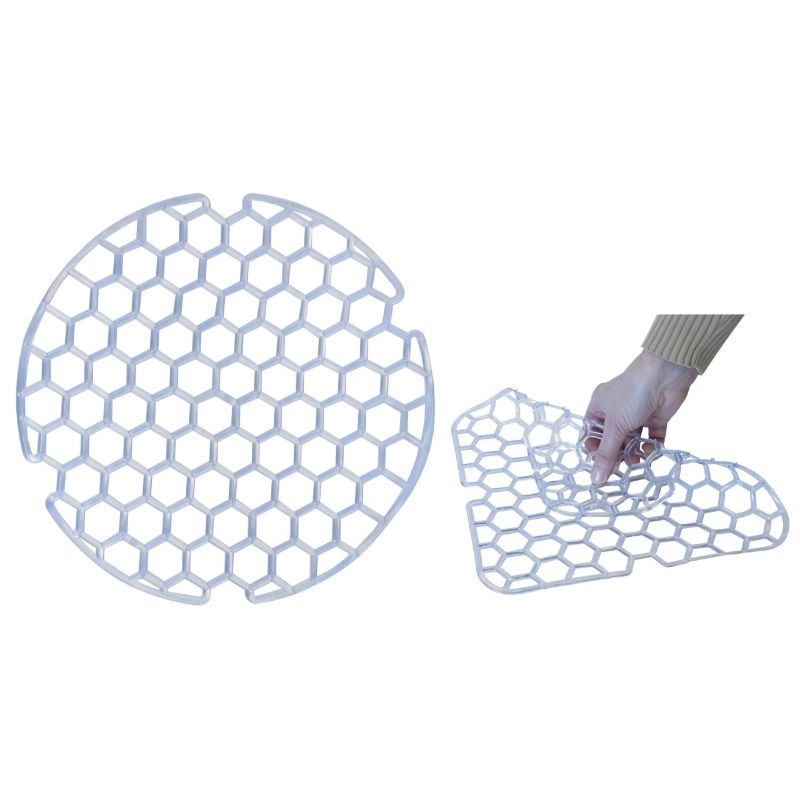 Izlietnes paklājiņš Ø26cm  mīksts  caurspīdīgs 24801501
