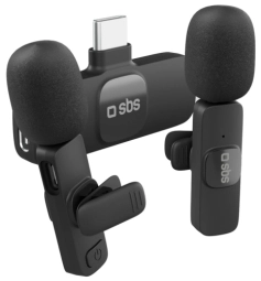 Kit 2 microphones with receiver for