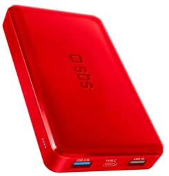 Enerģijas krātuve SBS 10000mAh 10W Red