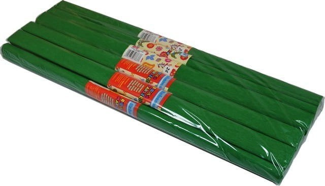 Crinkled tissue paper 24 dark green