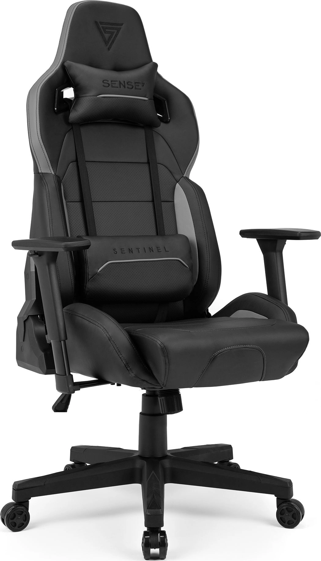 SENSE7 Sentinel armchair black and gray