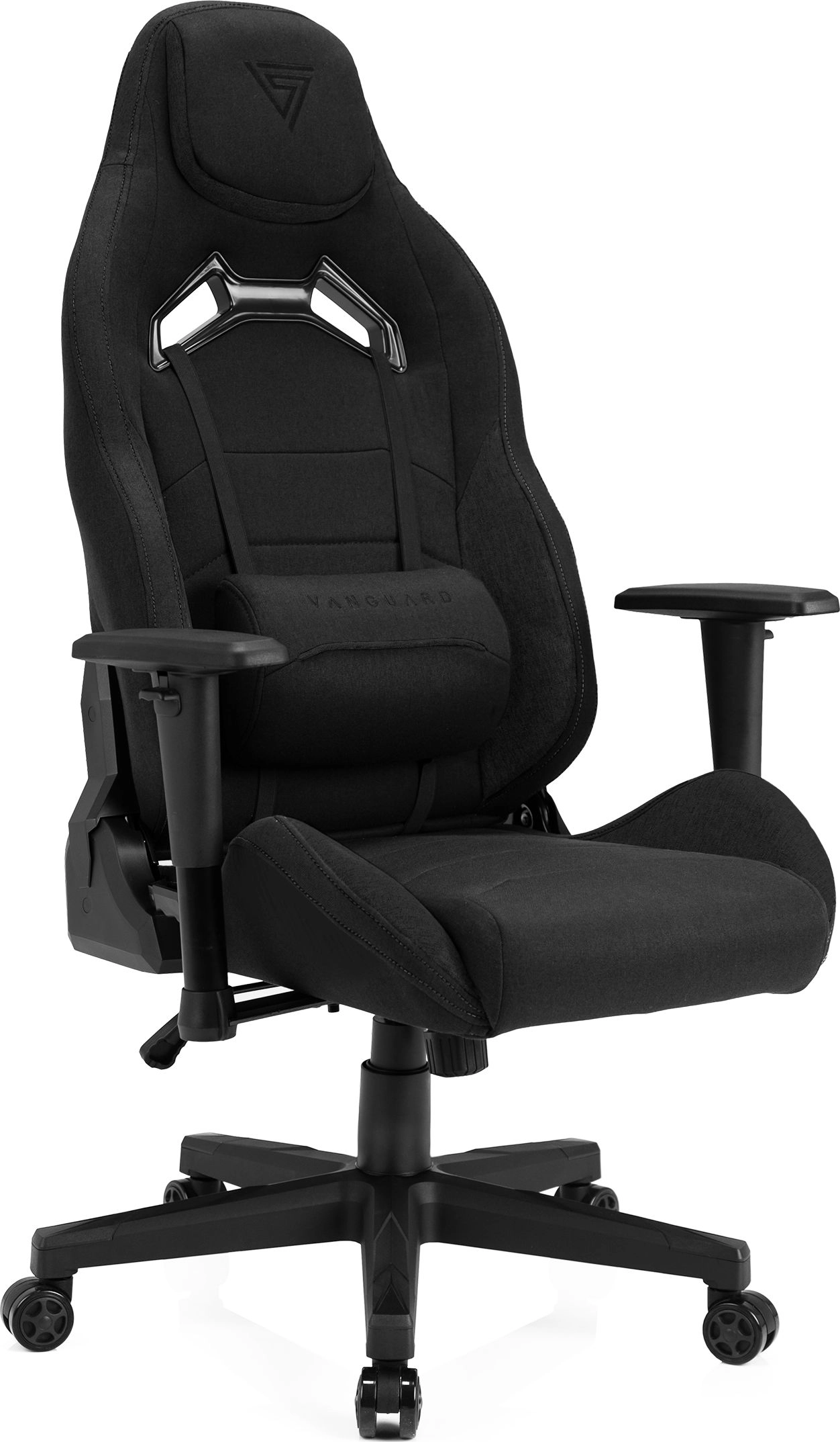 Fotel SENSE7 materiałowy Vanguard czarny (