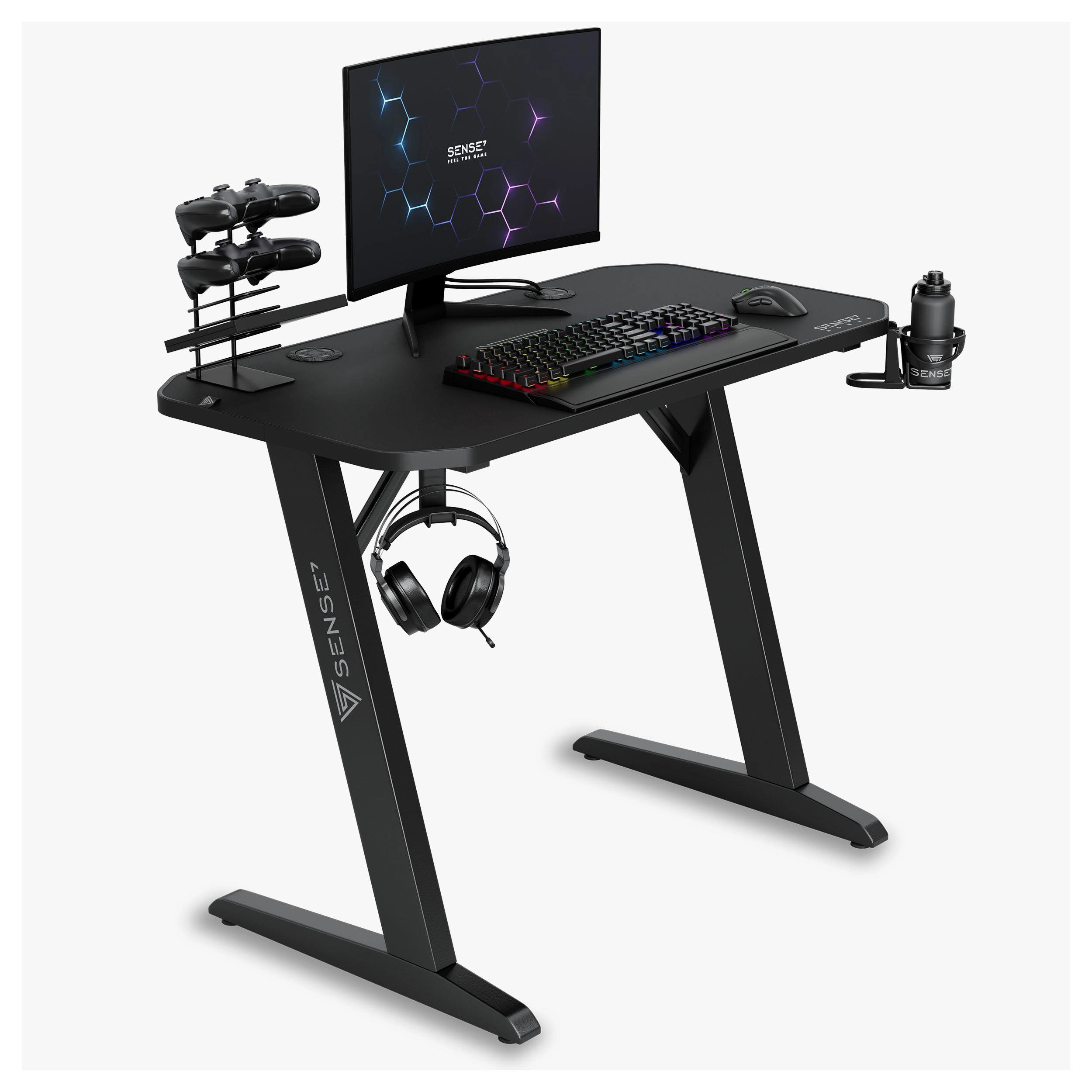 Biurko SENSE7 gamingowe Nomad Classic Czarne