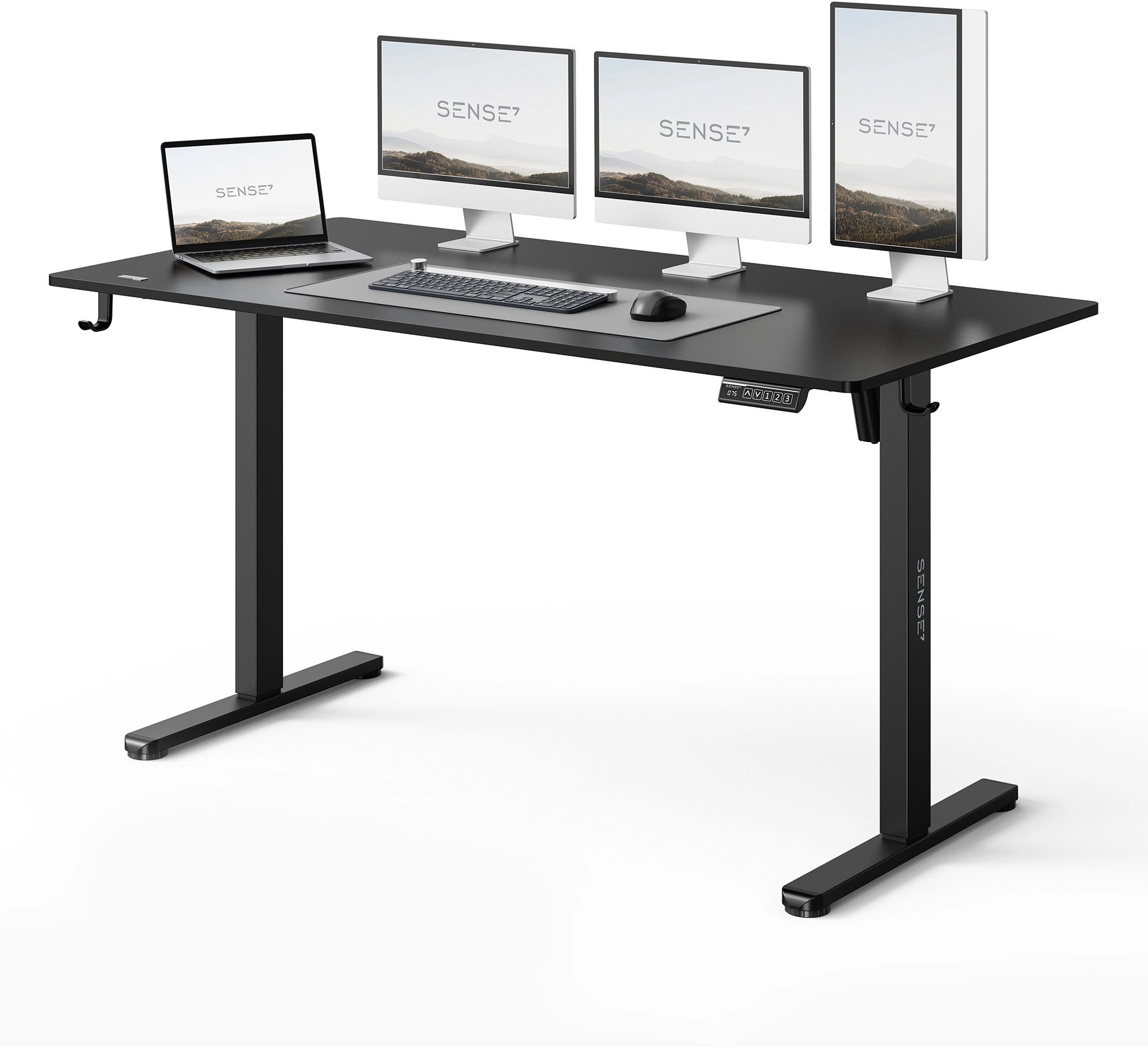 Desk SENSE7 NOJO LIGHT  black  140×70