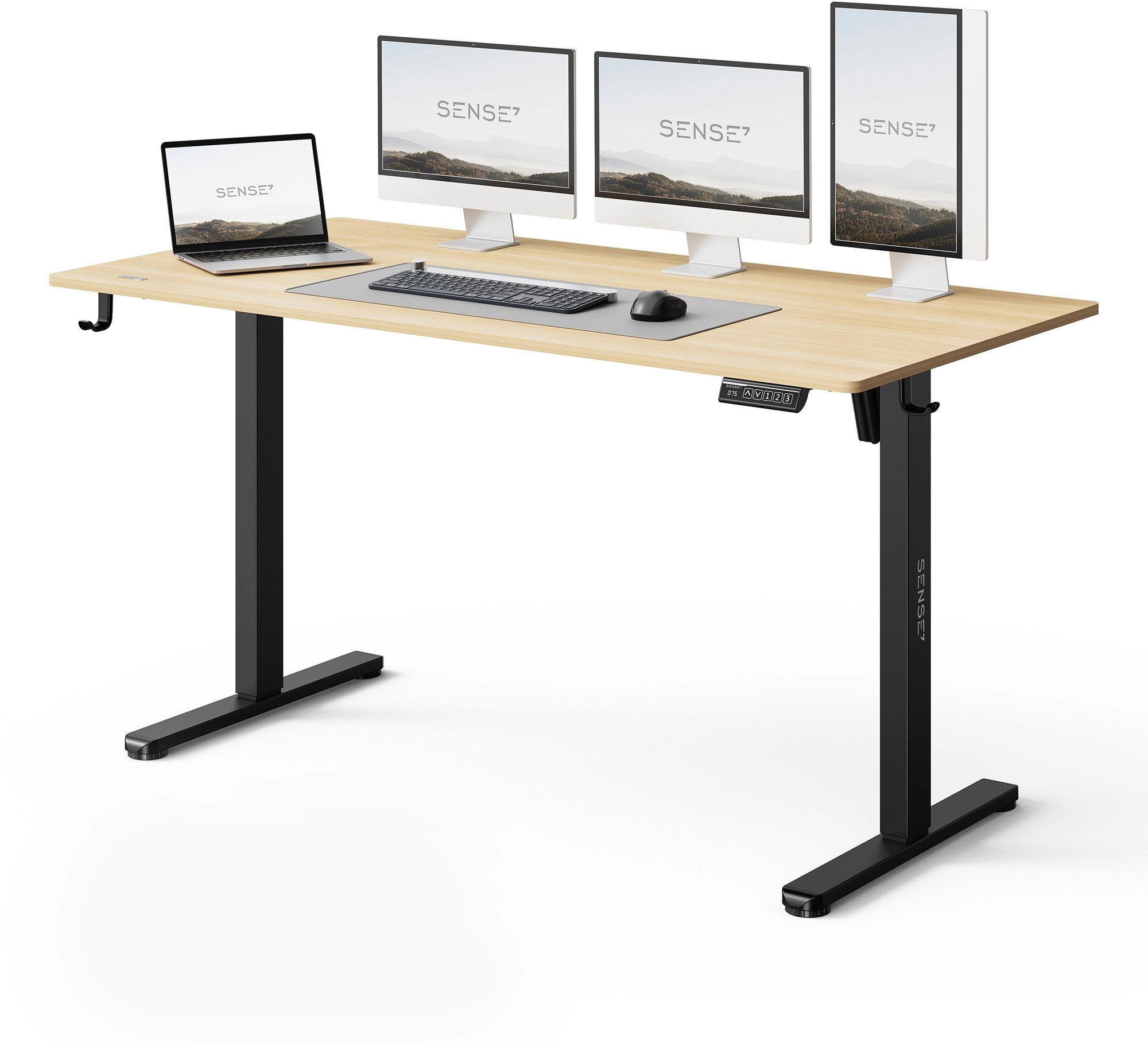 Desk SENSE7 NOJO LIGHT light brown