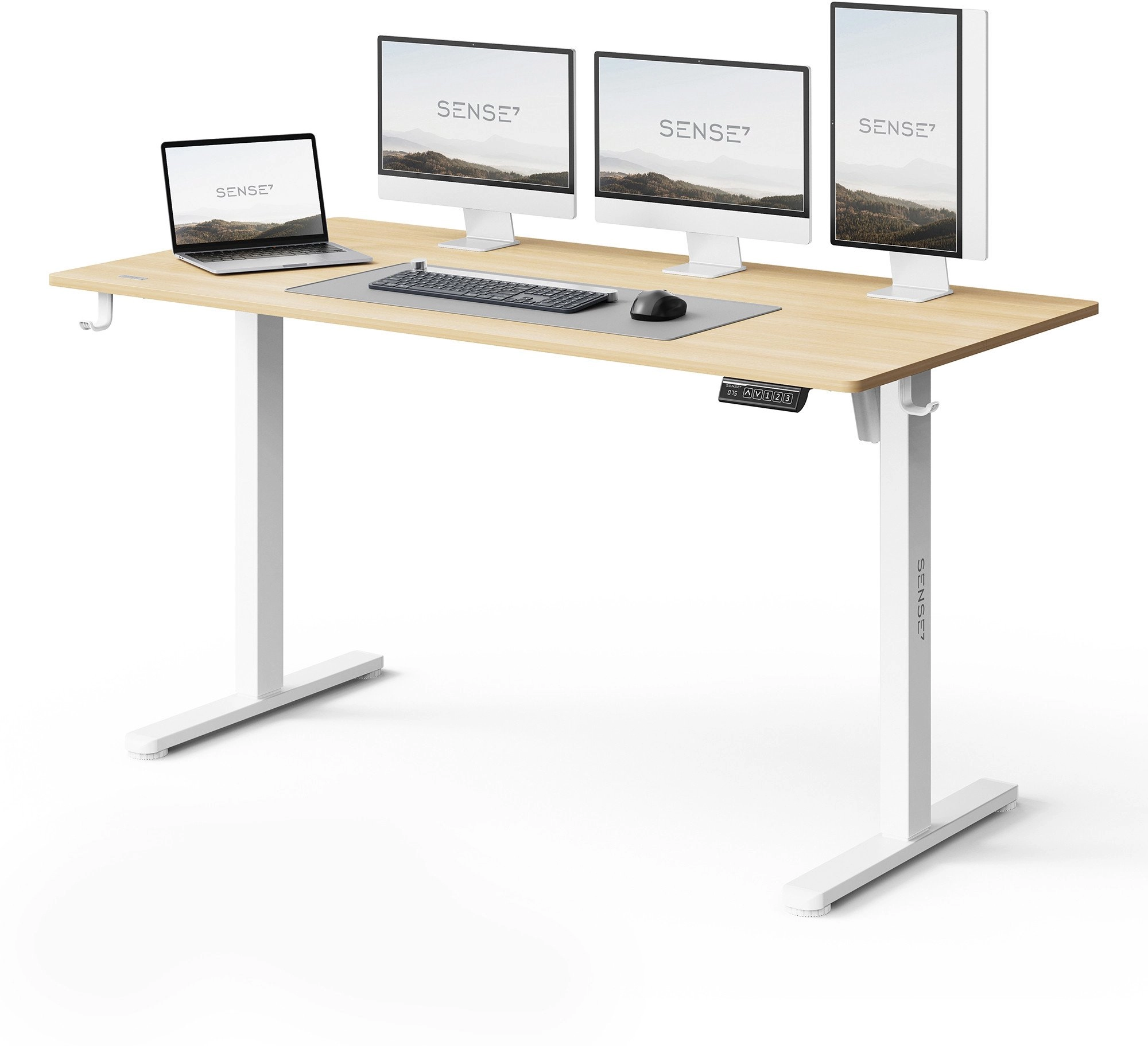 Desk SENSE7 NOJO LIGHT light brown