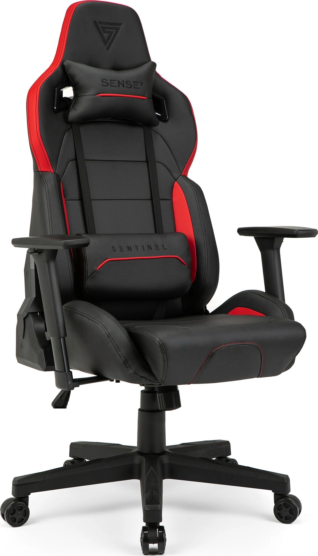 Fotel SENSE7 Sentinel czarno-czerwony 5905669153638