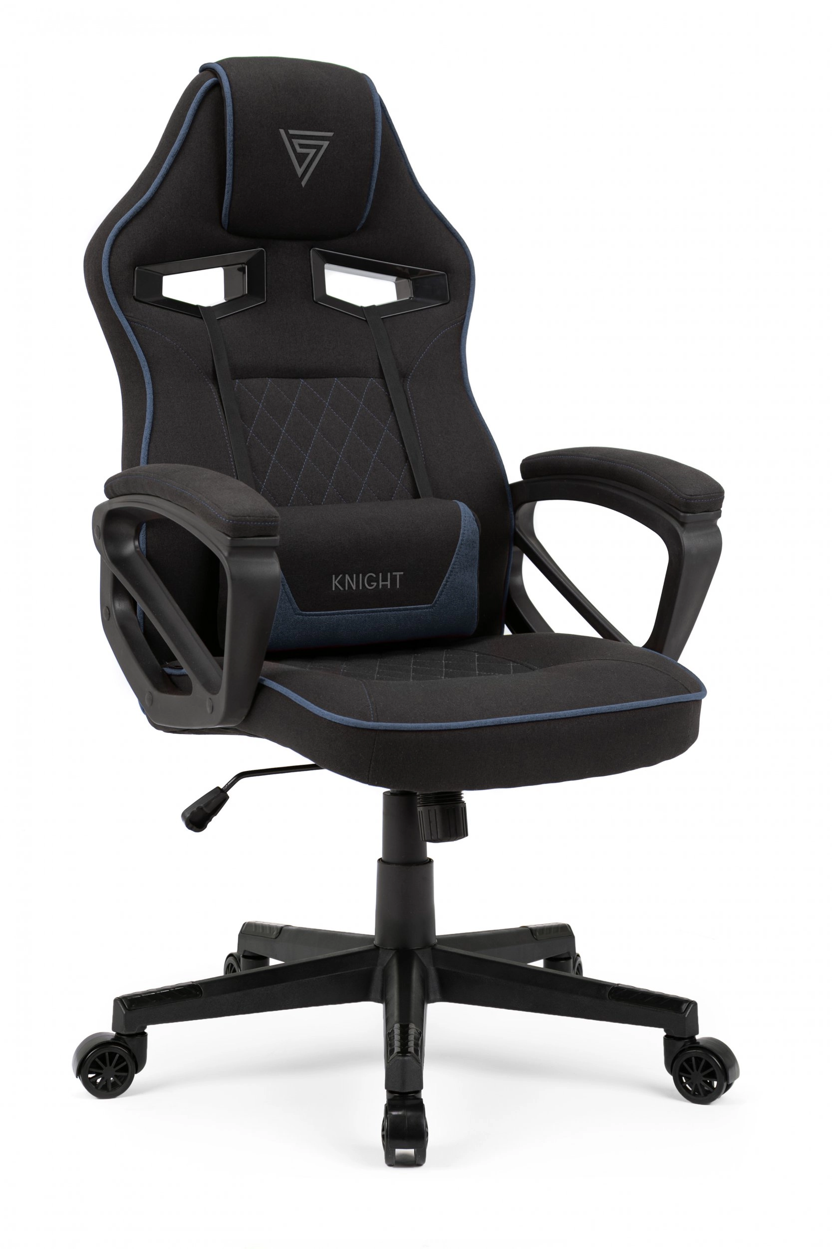 SENSE7 Knight fabric armchair  black and