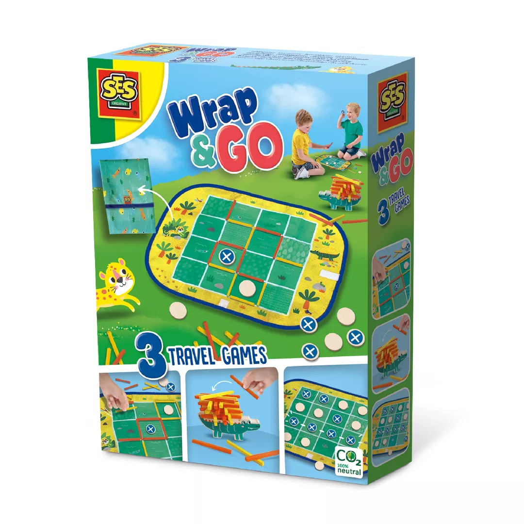 SES Creative WrapGo travel games -