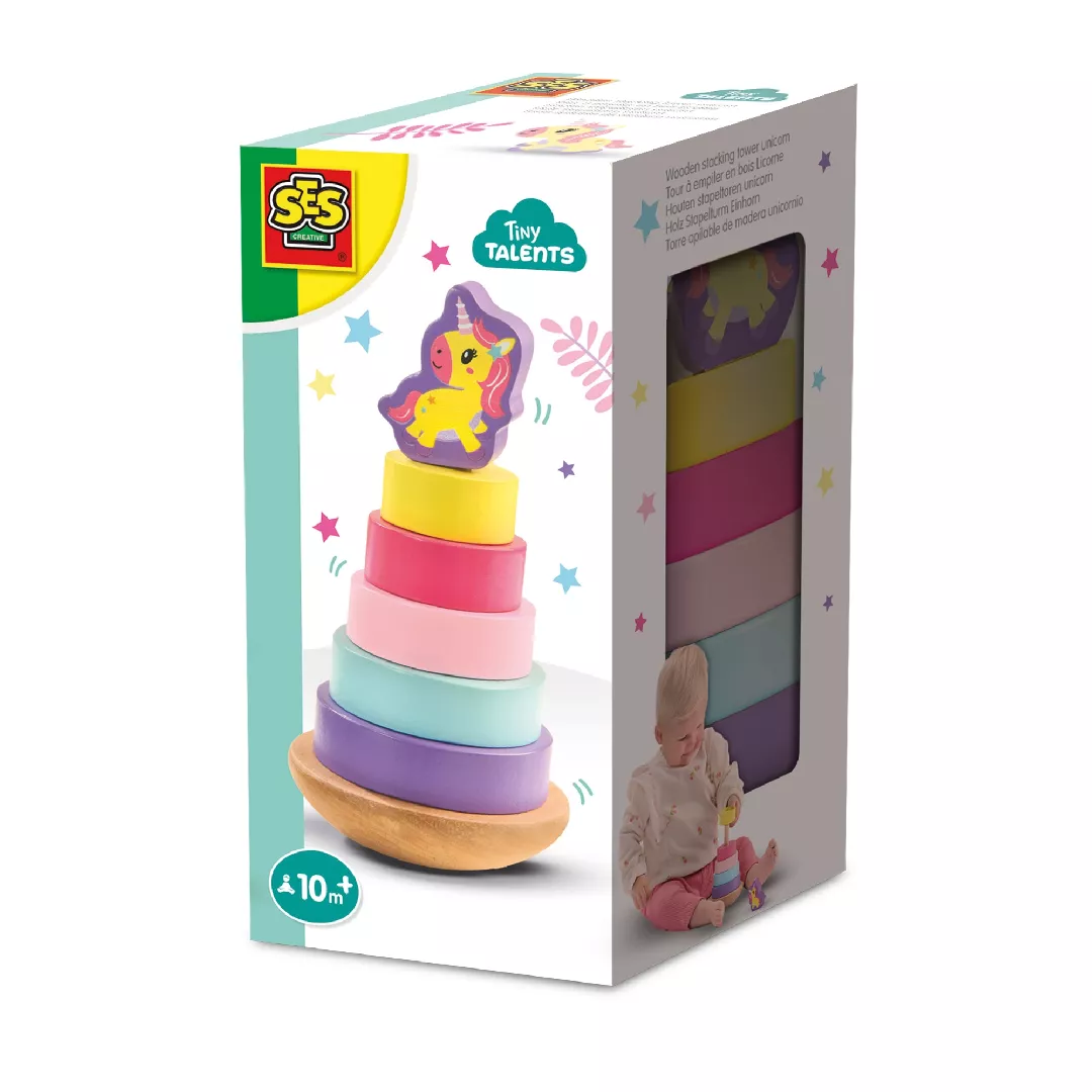 SES Creative Tiny Talents Wooden stacking