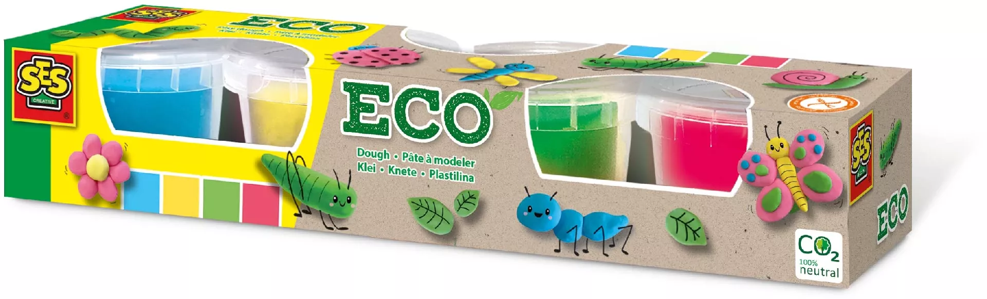 SES Creative Eco dough 4x90gr 8710341249113
