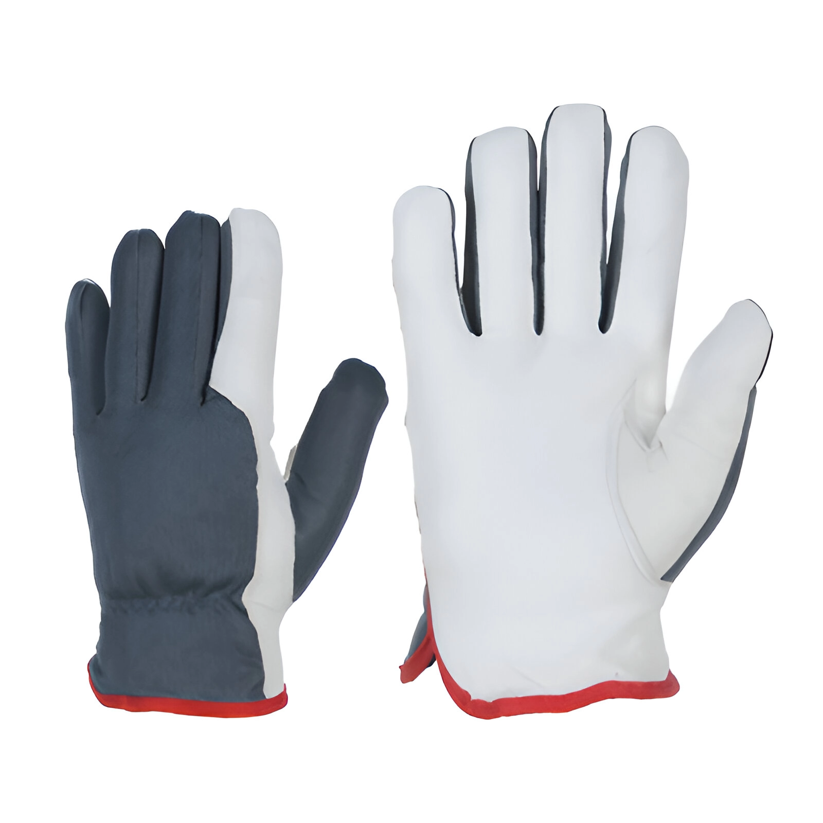 Gloves smooth leather warm size 10