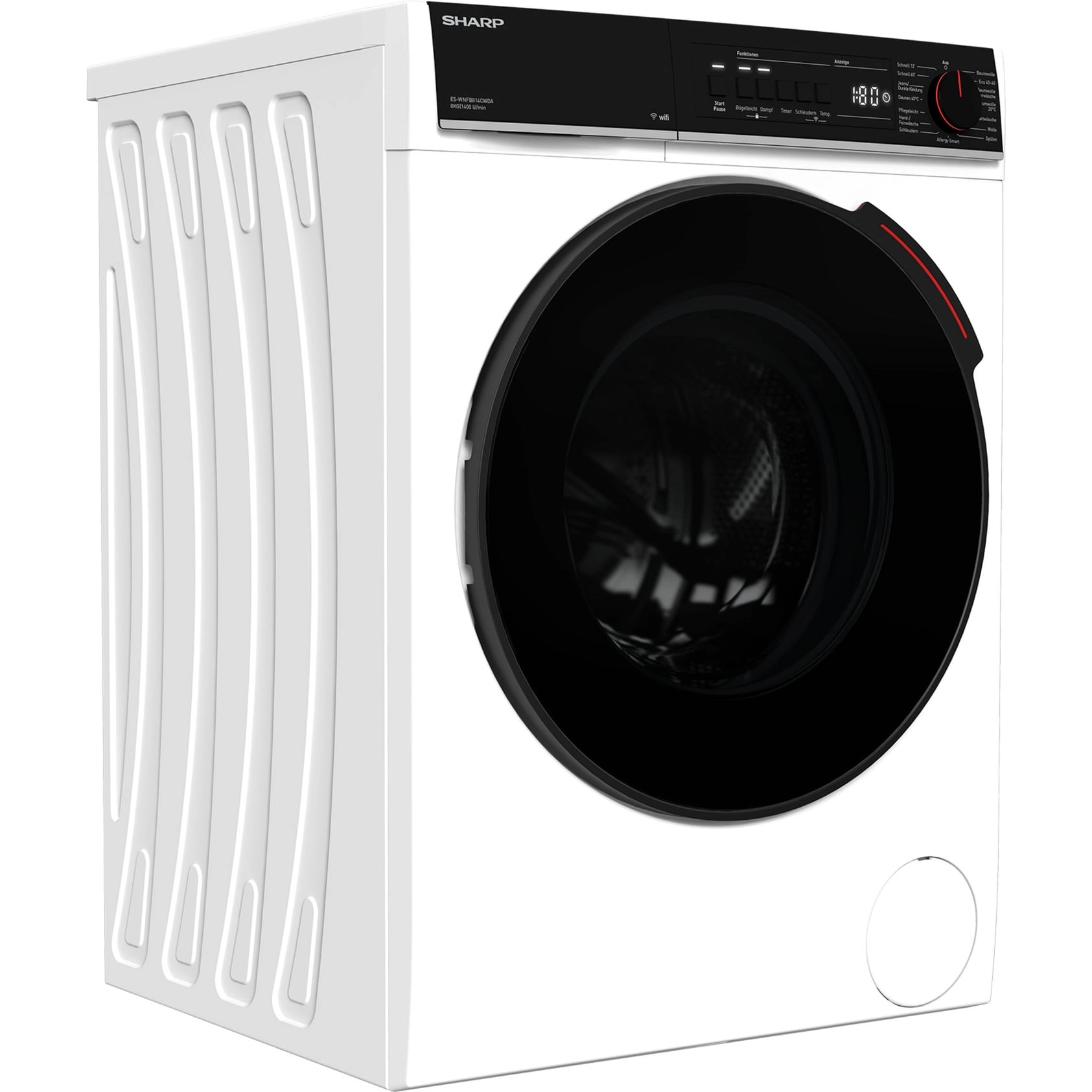 Sharp ES-WNFB814CWDA-DE Washing Machine WiFi Advanced