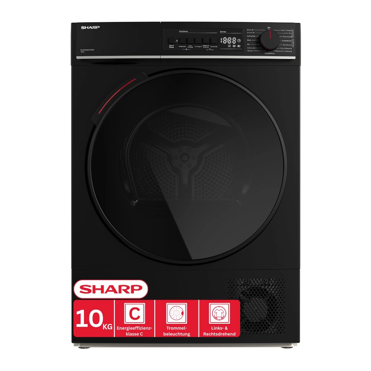 Sharp KD-WNHB0S9GMC tumble dryer Freestanding Front-load