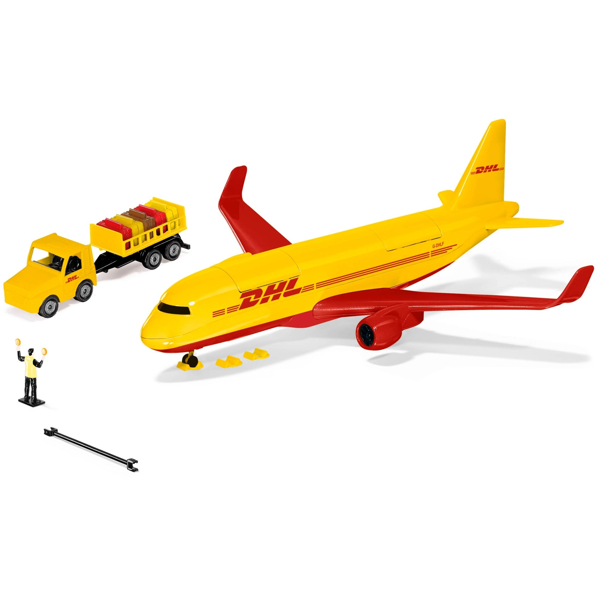 SIKU DHL cargo plane with accessories