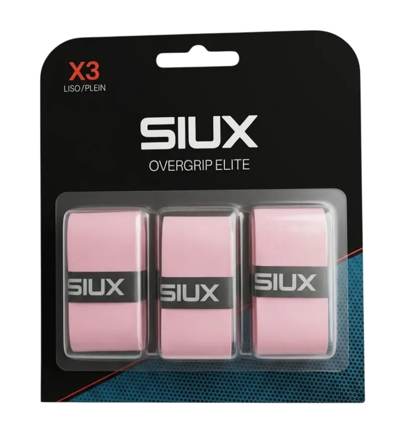 SIUX Elite Pink overgrips  3 gab