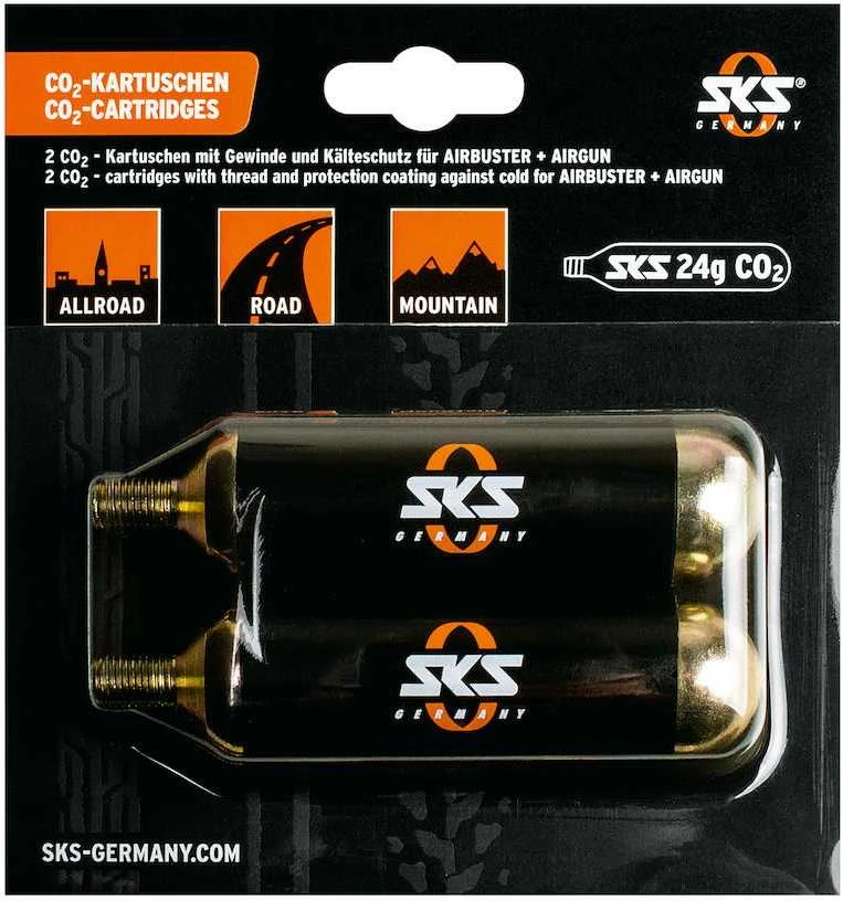 Compressed air CO2 canister for SKS