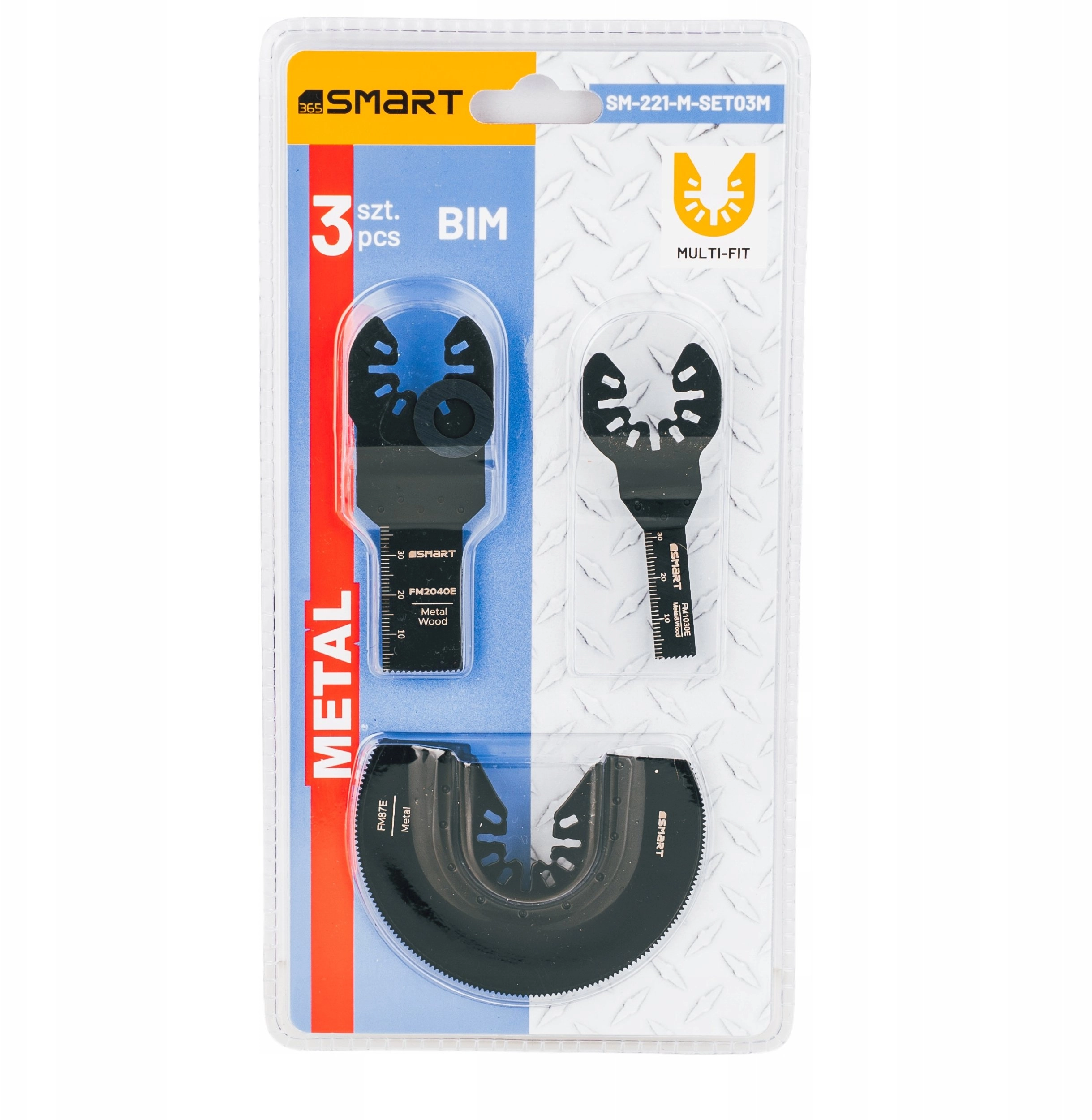 Bim saw blade set for metal