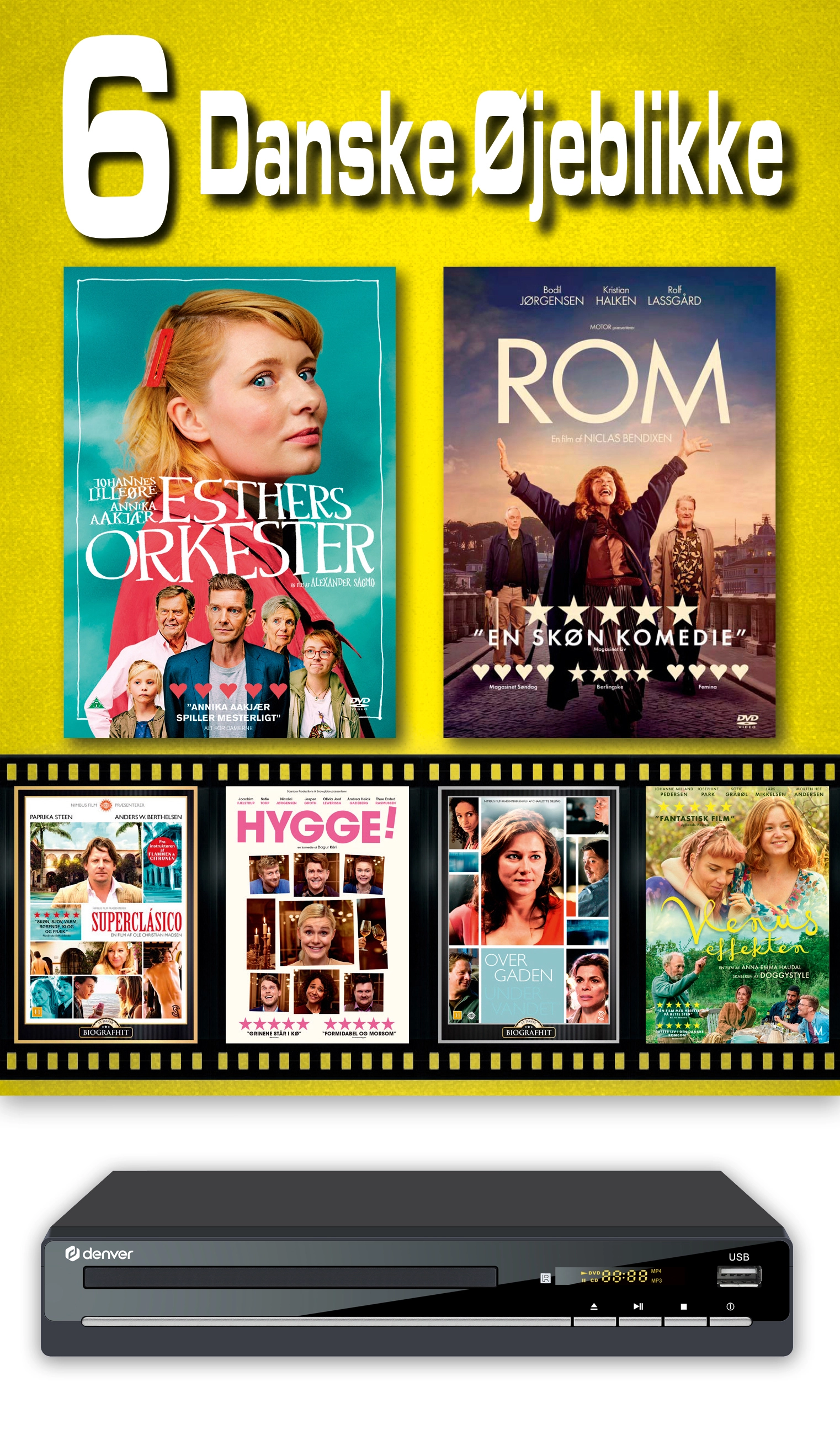6 Danish Film Moments Denver DVD