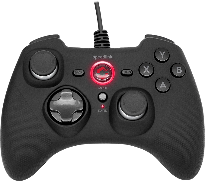 SPEEDLINK RAIT Black USB Gamepad Nintendo