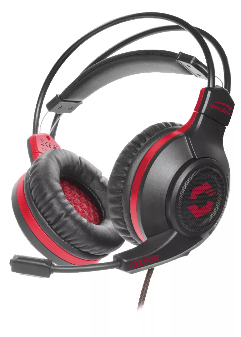 Speedlink headset Celsor Gaming, black (SL-860011-BK)