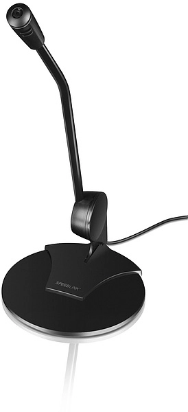 SPEEDLINK Pure Desktop Black PC microphone