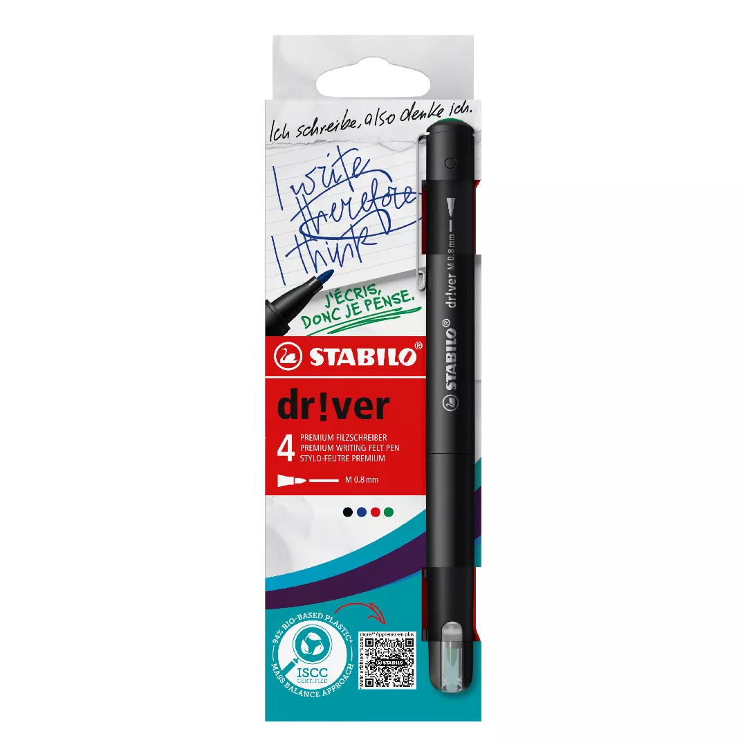 STABILO dr!ver fineliner Medium Black