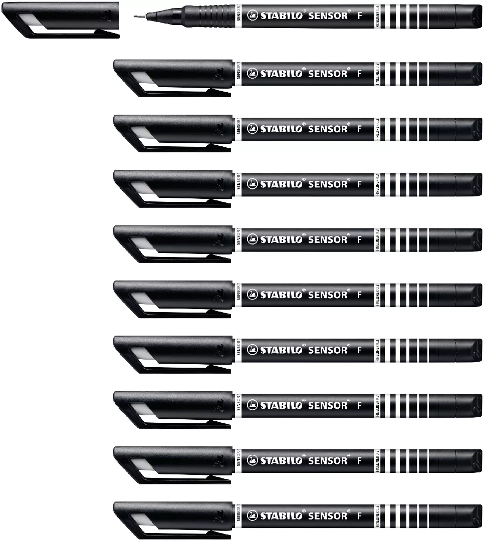 STABILO SENSOR fine fineliner Black 10