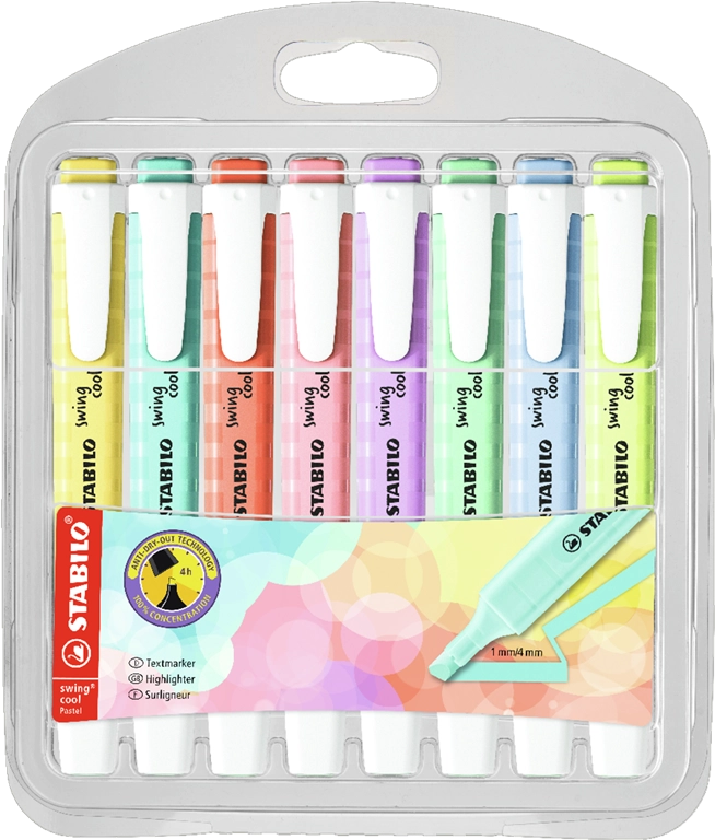 STABILO swing cool Pastel marker 8