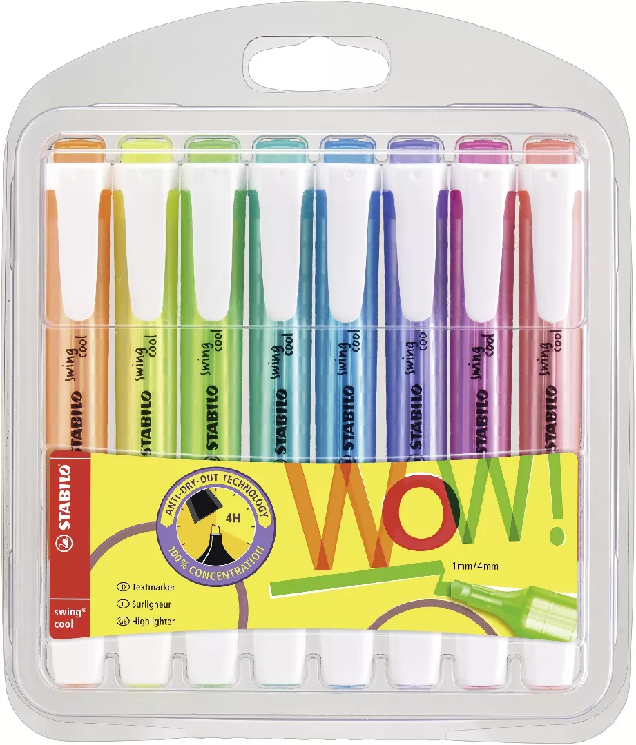 STABILO swing cool Pastel marker 8
