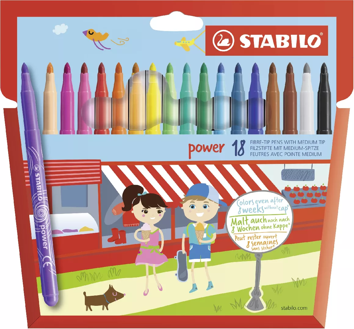 STABILO power felt pen Medium Multicolour