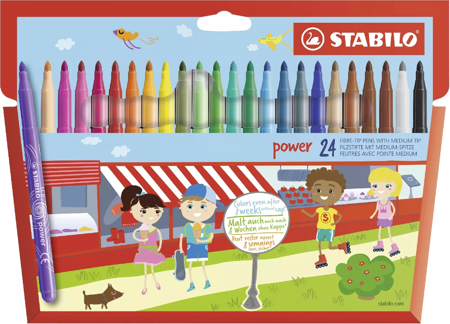 STABILO power felt pen Medium Multicolour