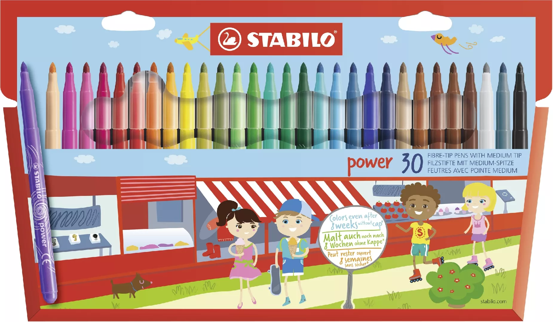STABILO power felt pen Medium Multicolour