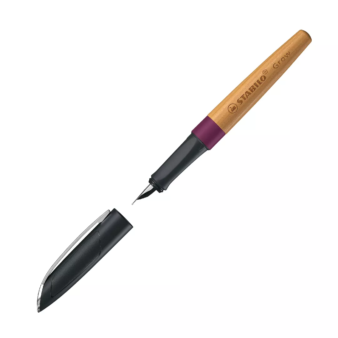 STABILO 5171/3-41 fountain pen Purple  Wood