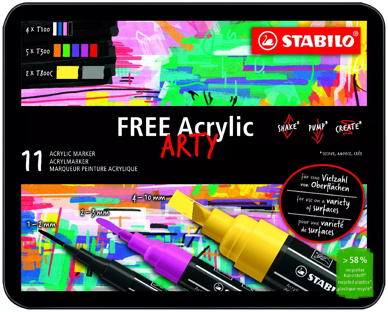 STABILO Acrylic marker FREE Acrylic Pack