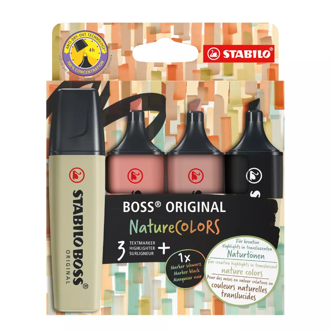 STABILO BOSS ORIGINAL NatureColors marker 4