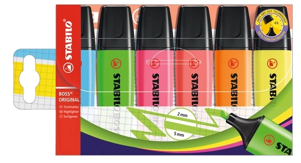 STABILO BOSS ORIGINAL marker 6 pc(s)