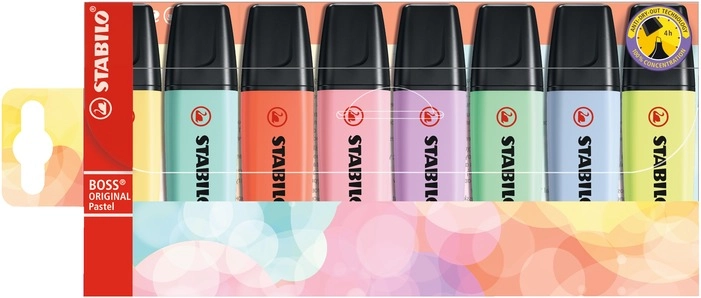 STABILO Boss Original Pastel marker 8