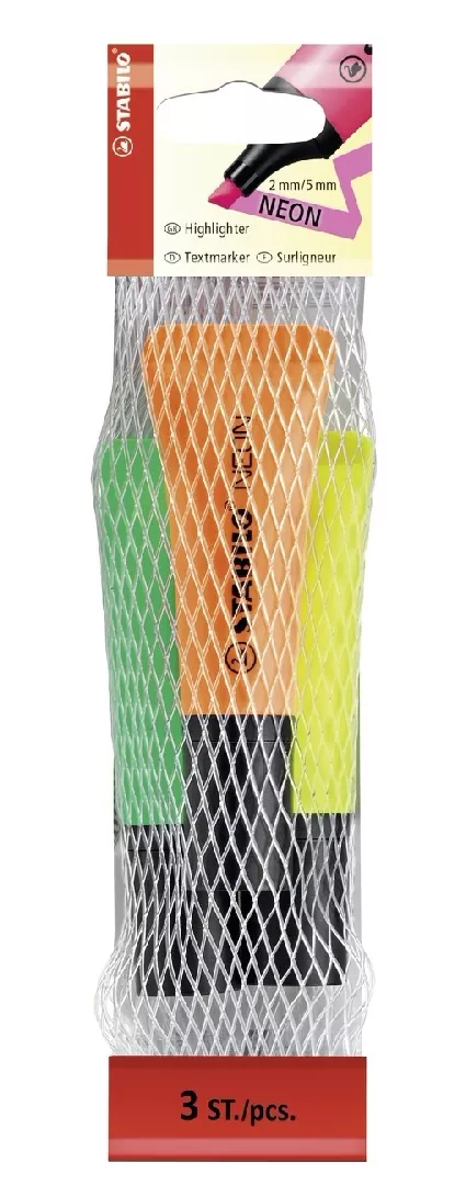 STABILO NEON marker 3 pc(s) Chisel