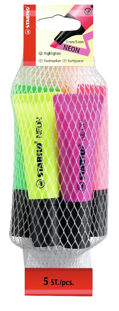 STABILO Neon Pack marker 5 pc(s)
