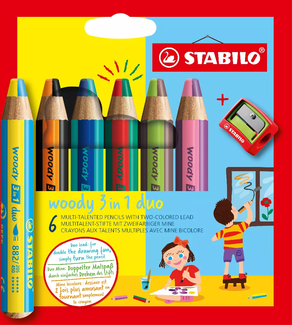 STABILO woody 3 in 1 duo