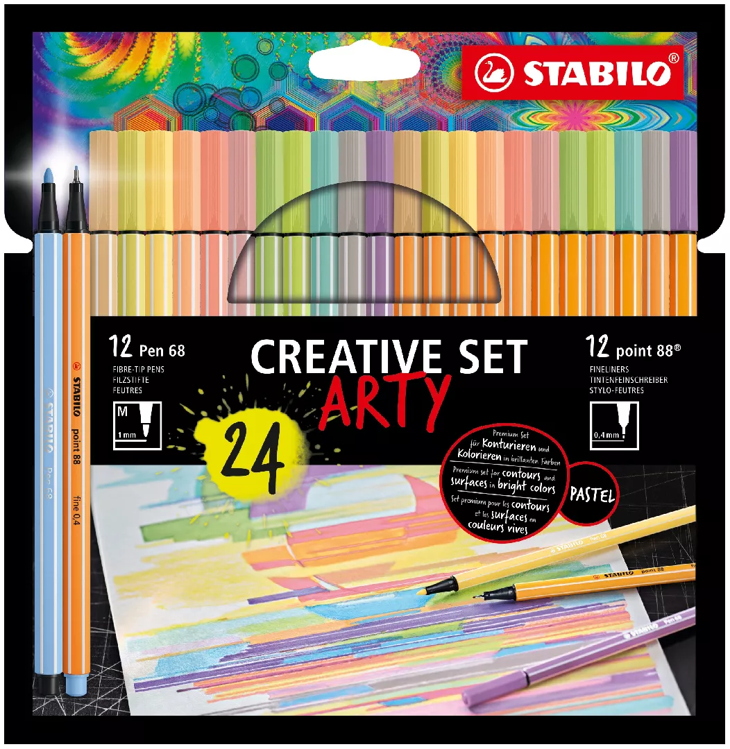 STABILO Creative Set ARTY fineliner Assorted