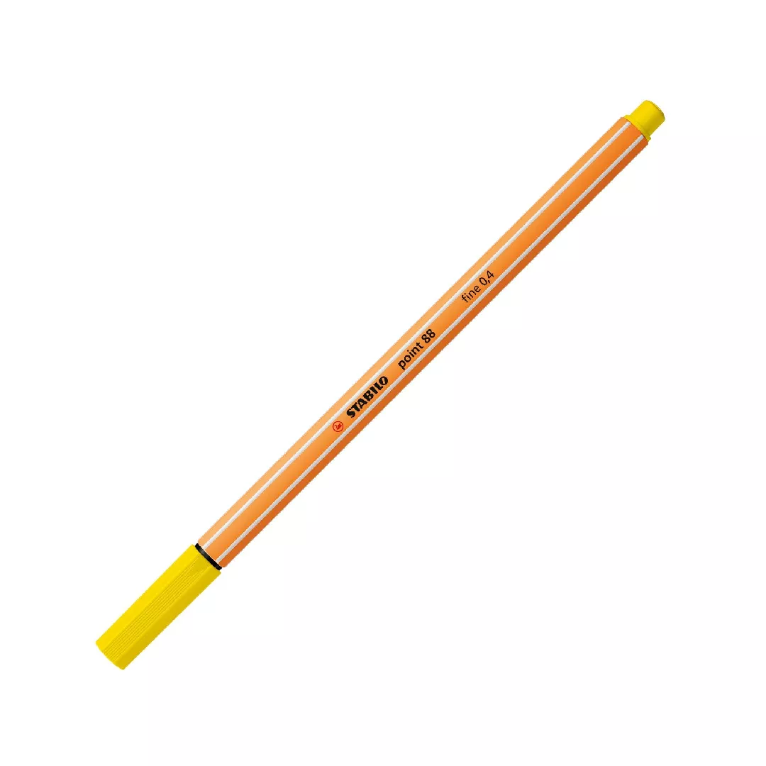 STABILO point 88 fineliner Fine Yellow