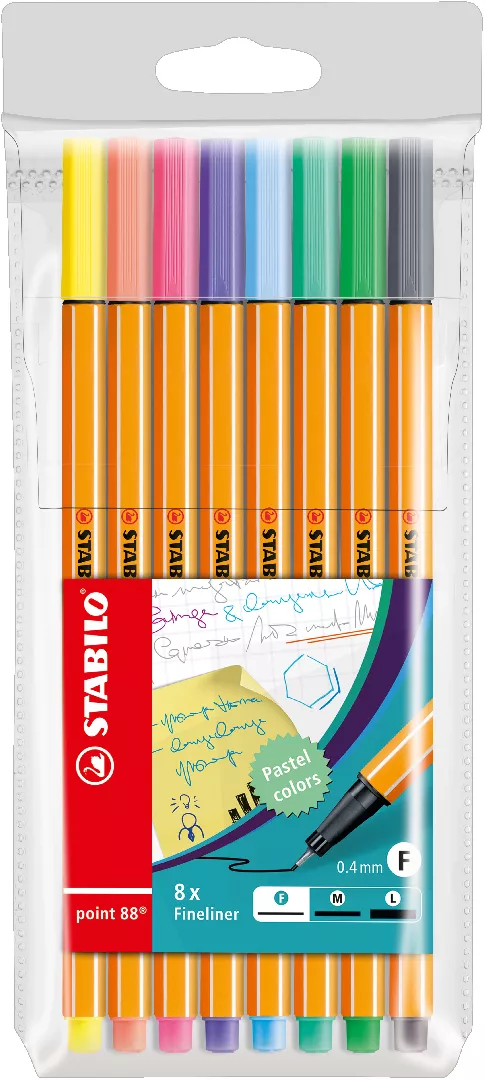 STABILO point 88 fineliner Medium Multicolour