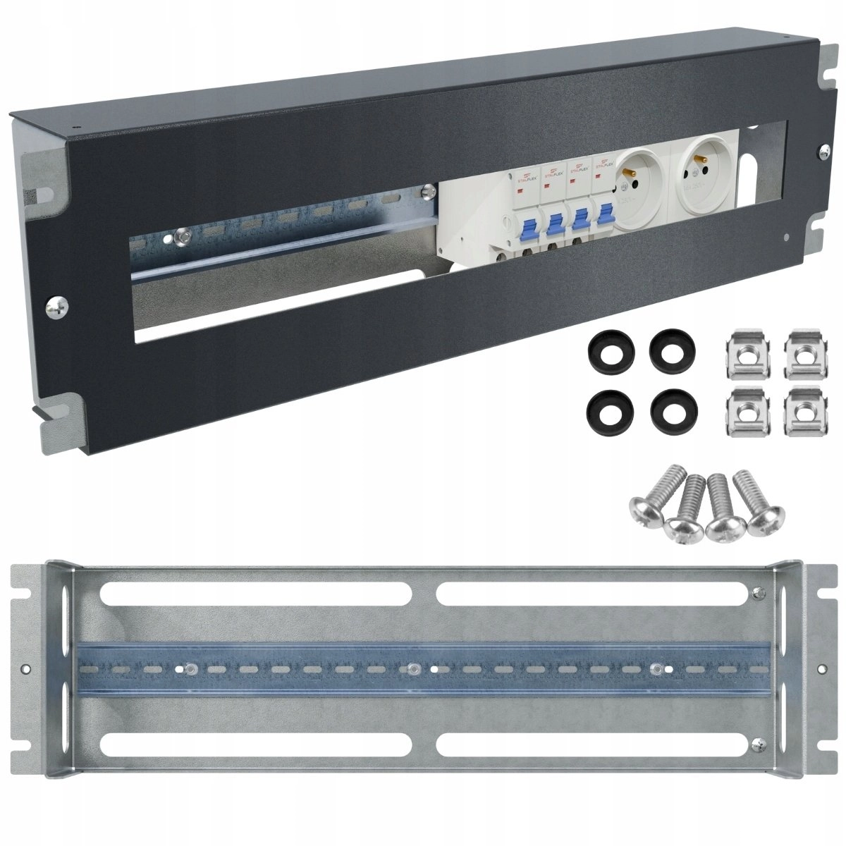 PANEL DYSTRYBUCJI NAPIĘĆ S-VDP-C19-3U-60-B STALFLEX S-VDP-C19-3U-60-B
