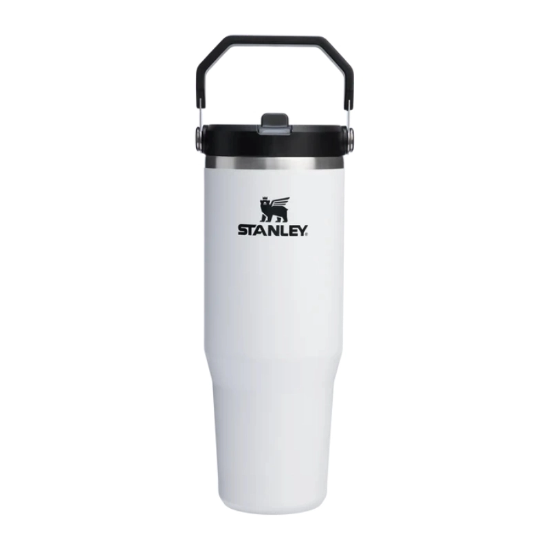 Thermal mug with a straw The