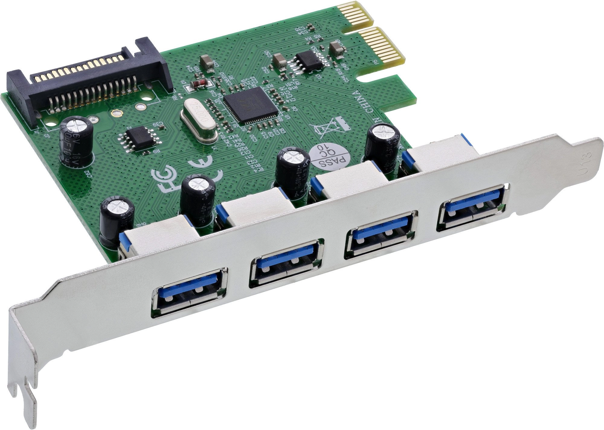 InLine 76666M interface cards/adapter Internal USB