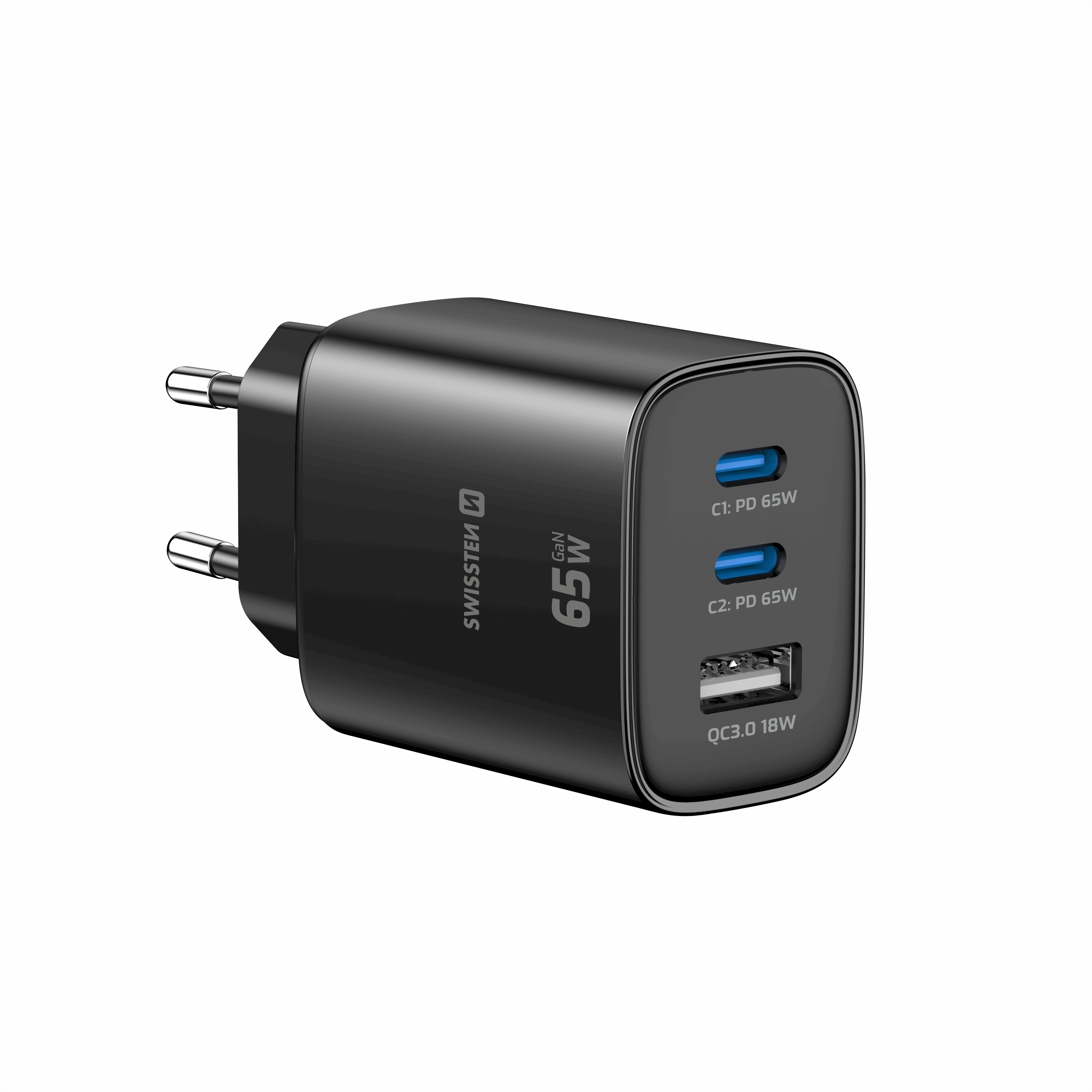 Swissten Edge Travel Charger Edge GaN