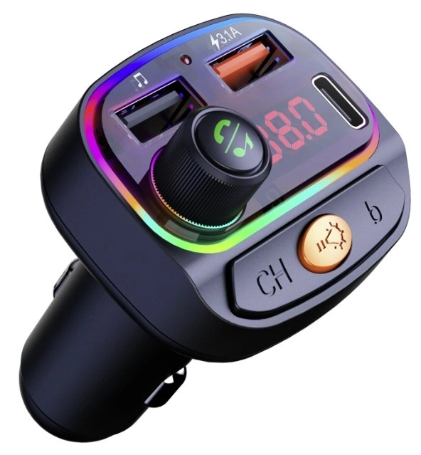 Swissten RGB Bluetooth FM Transmitteris 2x